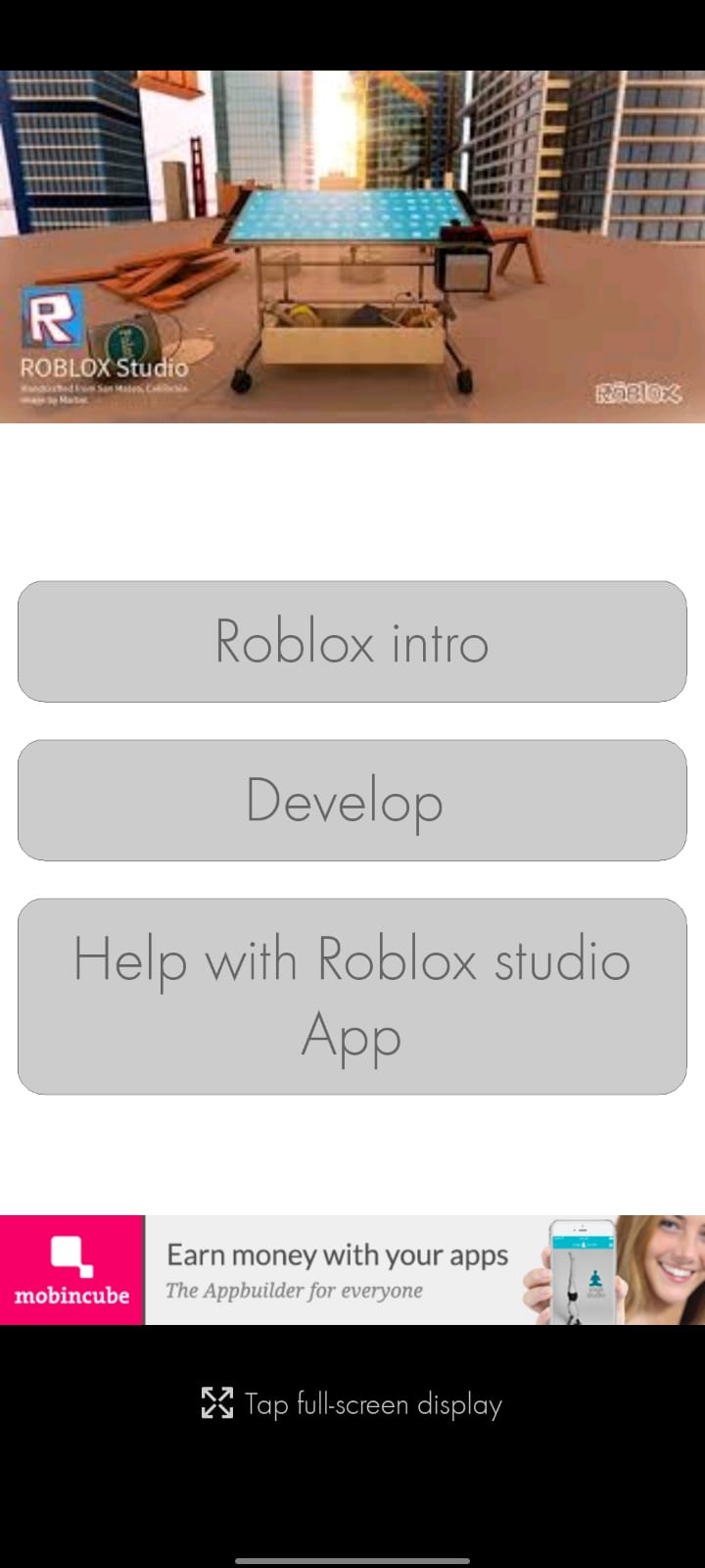 Roblox Studio App Android, iPhone, Windows Phone,OS 