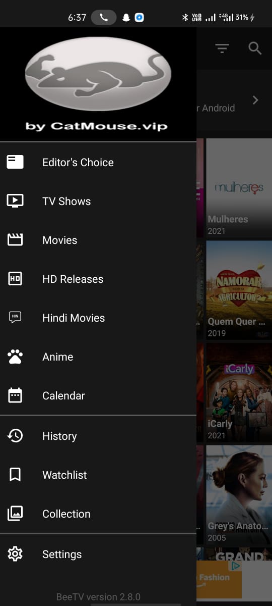 CatMouse TV APK App Latest version 2.8 Free Download 2024 4