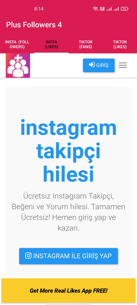 Plus Followers 4 APK v8.2 (Unlimited Follower) 2