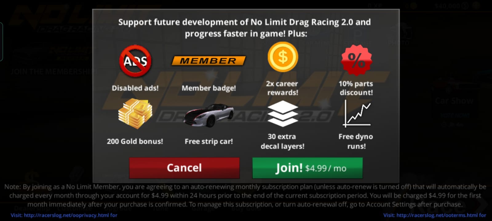 No Limit Drag Racing 2 MOD APK Download 3