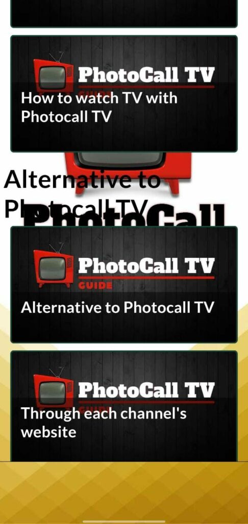 Download Photocall TV: Streaming APK v10.2 (iOS, Android) 1