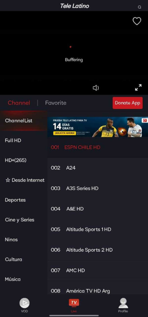 Tele Latino v5.21.3 Apk Download Free – 2024 3