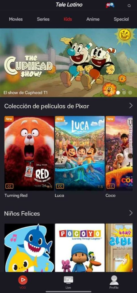 Tele Latino APK Image