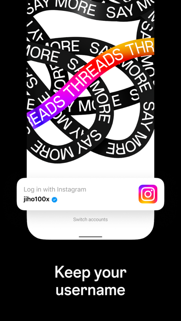 You can link your Instagram account to Threads!